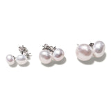 10MM Freshwater Pearl and Sterling Studs
