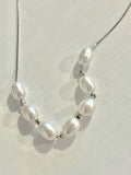 7 Freshwater Pearl/Spacers Necklace
