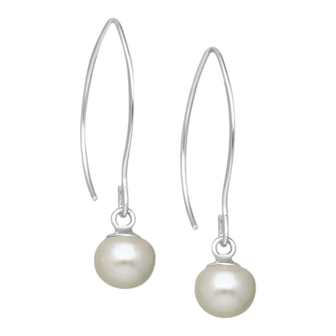 Freshwater Pearl Long Drop earrings