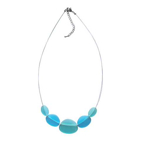 Sea Glass 5-Piece Necklace-Bright